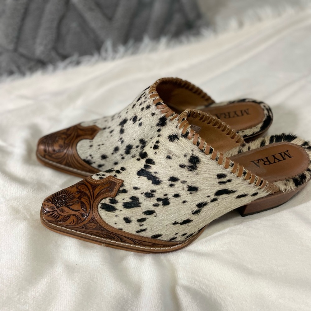 Cowhide Mules